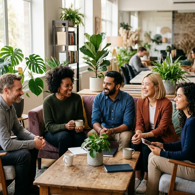 L'équipe Nitimi dans un moment de partage